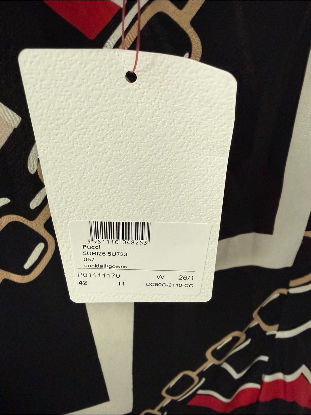 PUCCI Istrice-print long dress - Picture 14 of 14